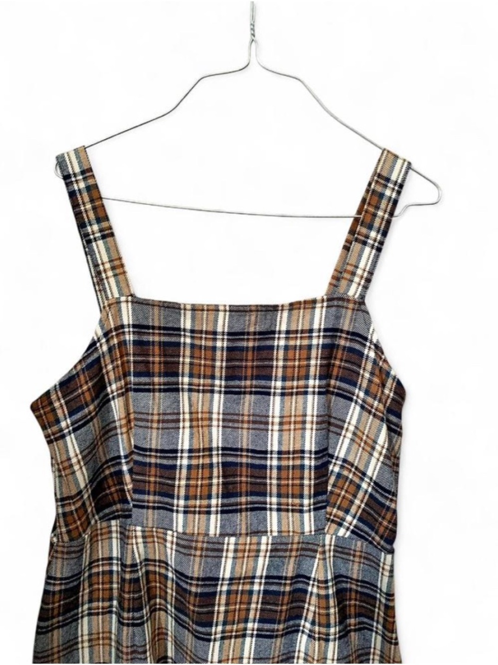 American Eagle Plaid Jumper Dress | Size L | Made in Italy - Picture 4 of 5